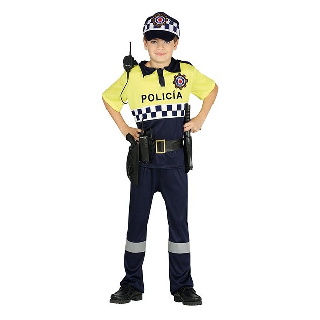 flauta hacer los deberes Cuota de admisión Disfraz de Policía municipal para niño