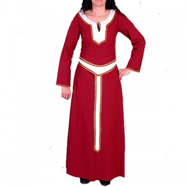  Smiffy's - Disfraz de reina medieval para mujer, Rojo - : Ropa,  Zapatos y Joyería