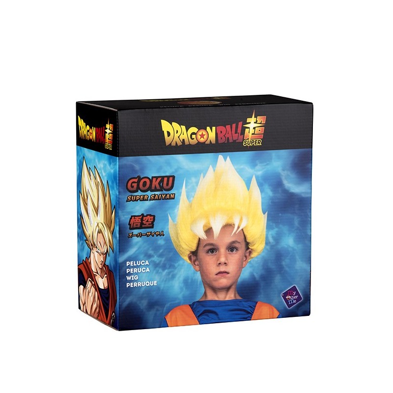 PELUCA DE SAYAN GOKU PARA NIÑO