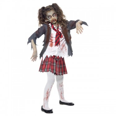  Lrrtwer Disfraz de animadora de Halloween de zombi para niña,  disfraz de líder muerto sangriento, disfraz de Halloween, fiesta, baile de  graduación, cosplay : Ropa, Zapatos y Joyería