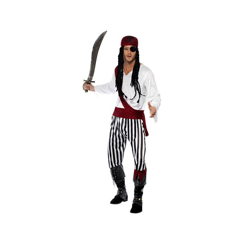 Disfraz de Pirata con Calaveras para hombre  Disfraz de pirata, Piratas,  Disfraz pirata