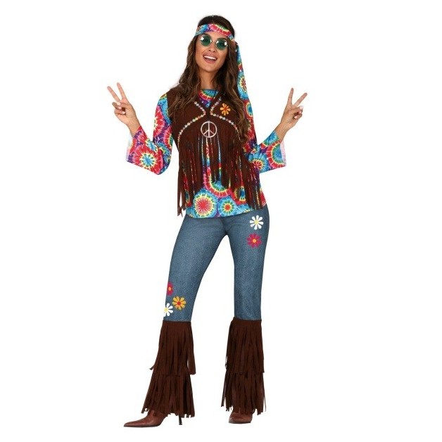Contradecir Guijarro Clan DISFRAZ DE HIPPIE PARA MUJER