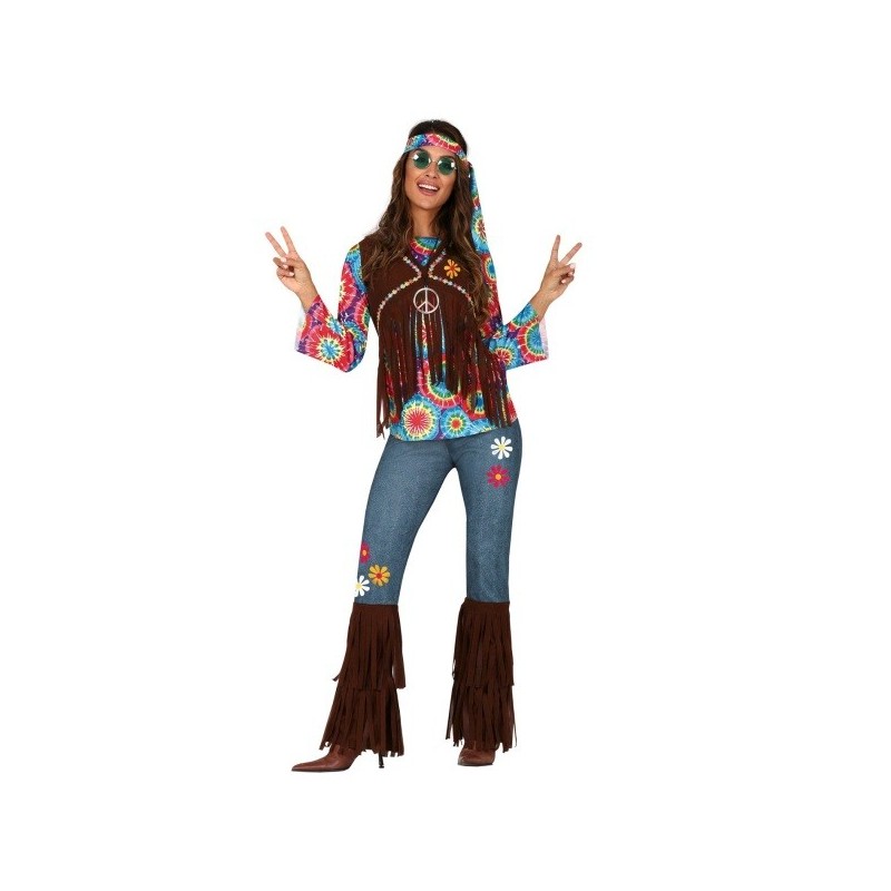 Contradecir Guijarro Clan DISFRAZ DE HIPPIE PARA MUJER