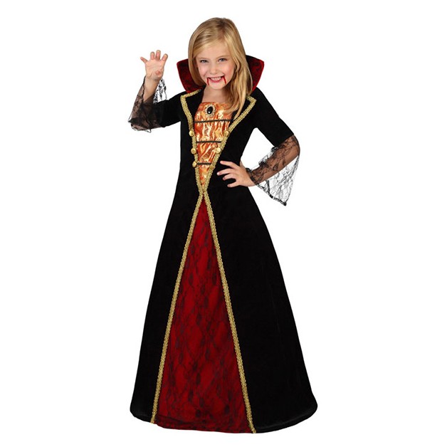 DISFRAZ DE VAMPIRESA REAL PARA NIÑA DISFRAZ DE VAMPIRESA REAL PARA NIÑA