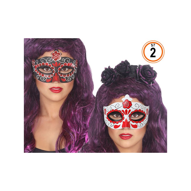 Comprar Antifaz Catrina Telaraña - Complementos Mexicanos