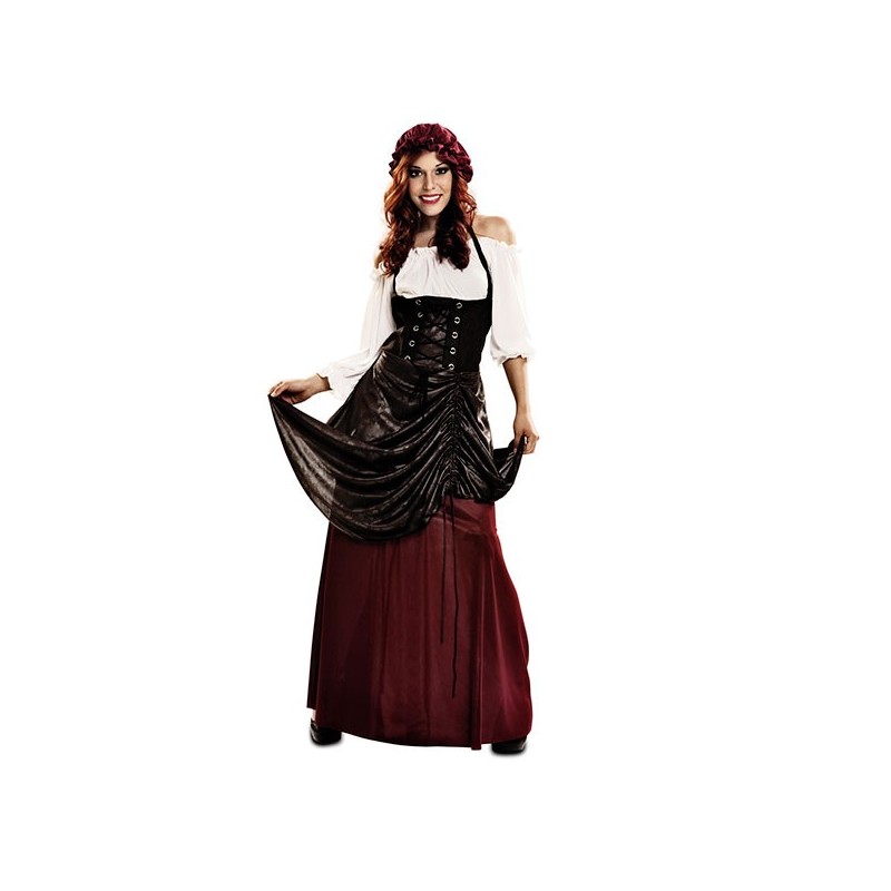 Atosa Costume Di Natale Per Bambino 5-6 Anni – Completo 4 Pezzi Viola Con Pantaloni, Camicia, Cintura E Cappello, 100% Poliestere