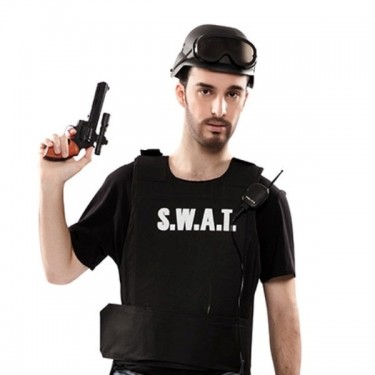 Disfraz agente de policía SWAT hombre