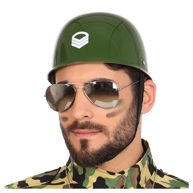 CASCO MILITAR VERDE