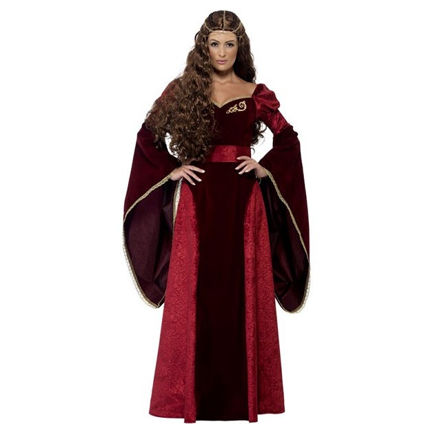 DISFRAZ DE REINA MEDIEVAL PARA MUJER