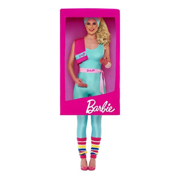 DISFRAZ DE CAJA DE BARBIE PARA MUJER