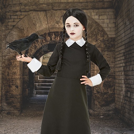 colegio instante imagen Disfraces La Familia Addams: Morticia y Miércoles
