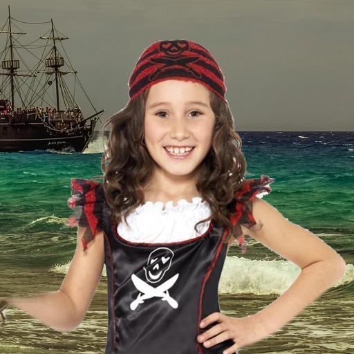 Disfraces de piratas para niña