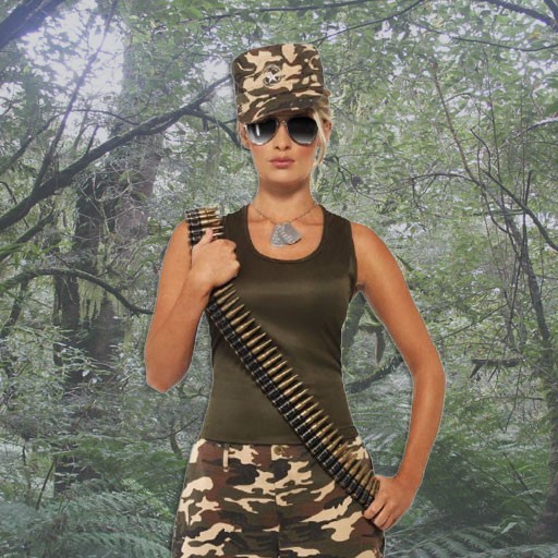 Disfraz Militar mujer