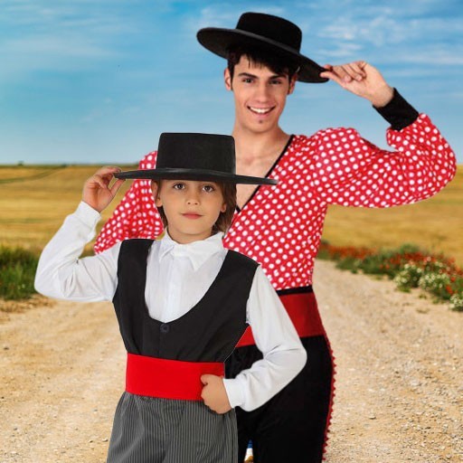 Excelente Aprobación Comprimido Disfraces de andaluces (Feria de Abril) para niño y adulto