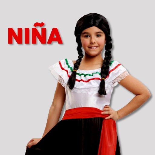 Disfraces de mexicanas para niña