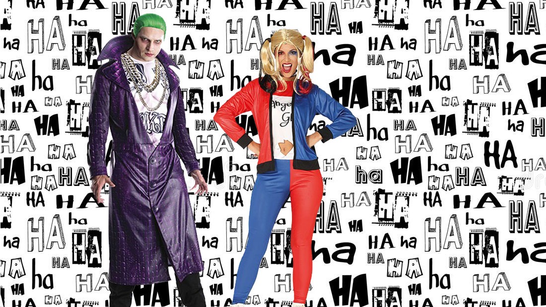 ¿Disfraces en pareja? Encuentra el disfraz de Harley Quinn y disfraz de Joker perfectos